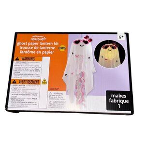 Halloween Craftology Ghost Paper Lantern Kit For Kids Ages 6+  Makes 1